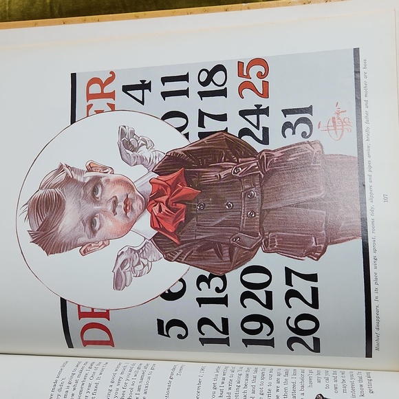 The Saturday Evening Post Christmas Book Illustrations by Norman Rockwell 1976 - Picture 12 of 16